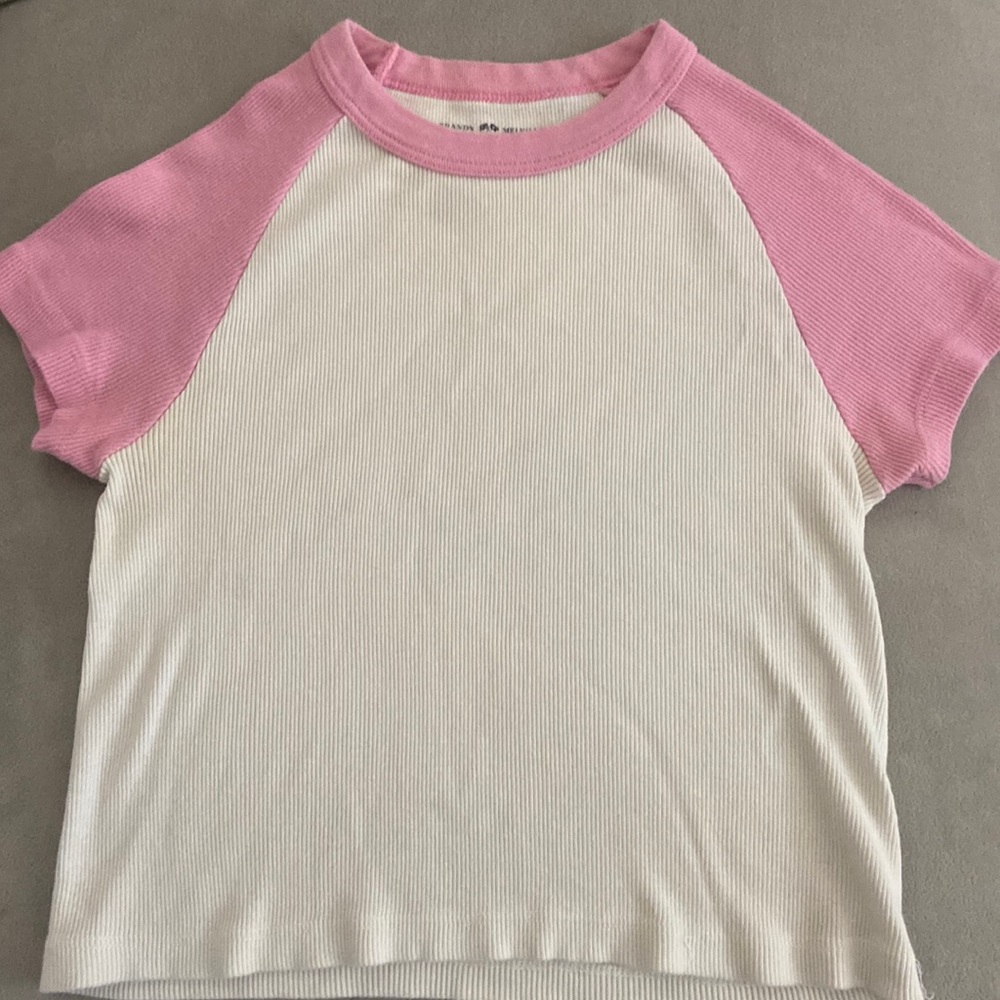 Brandy melville pink bella top